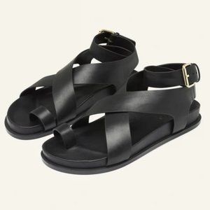 A.Emery Jalen Leather Sandals Size 38